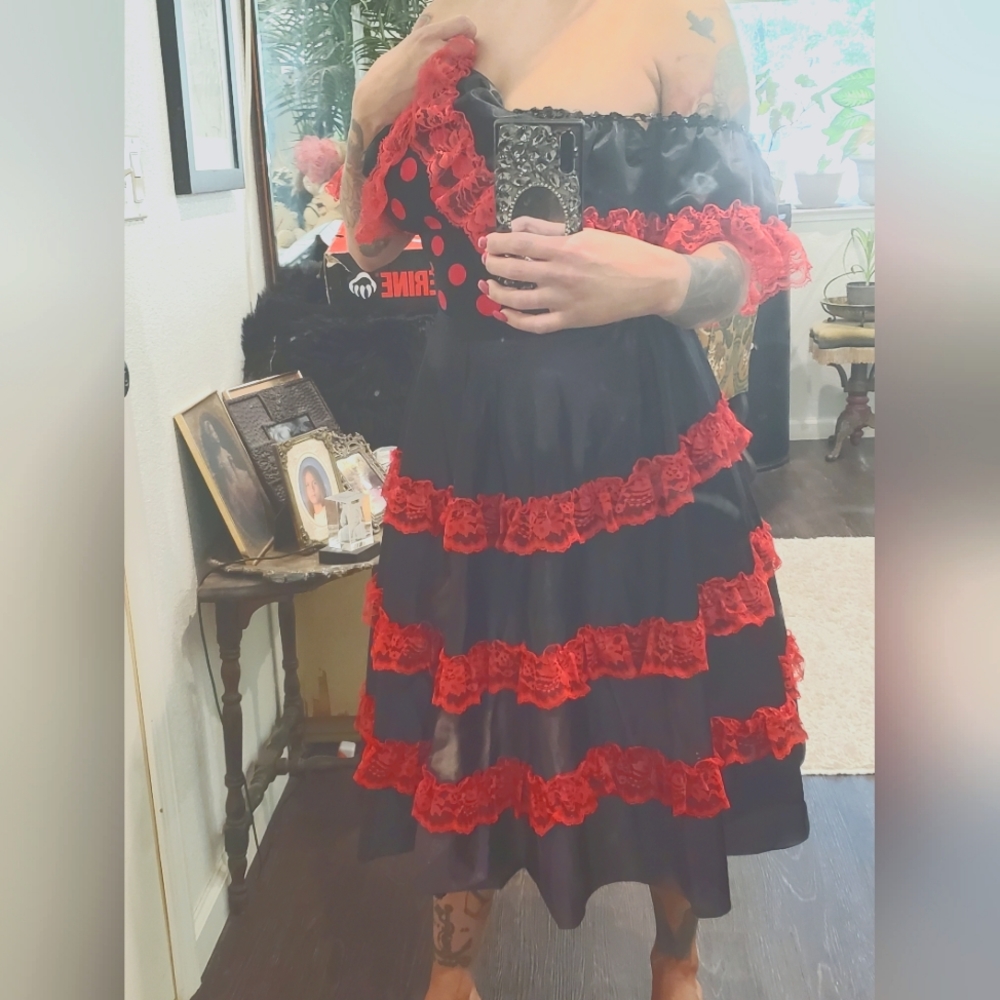 Spanish Dancer / Day of the Dead Costume M/L